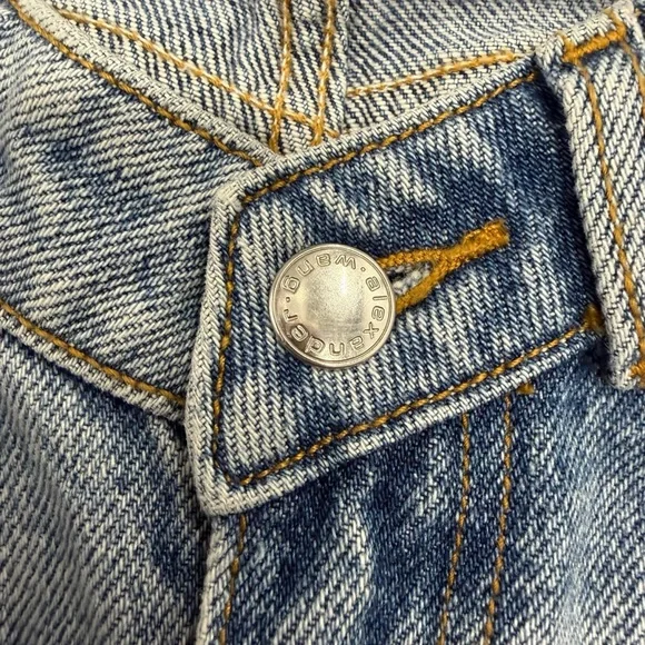 Alexander Wang Light Wash Chain Jeans Size 24
